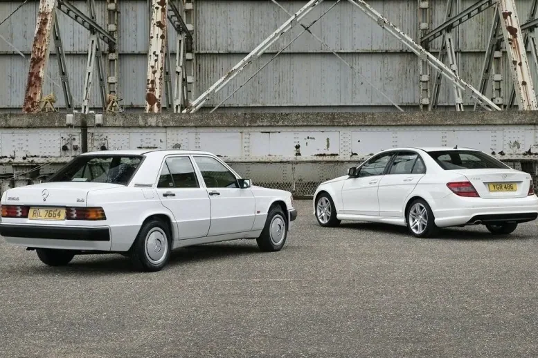 Mercedes 190 i Mercedes klasy C