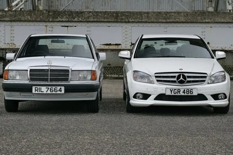 Mercedes 190 i Mercedes klasy C