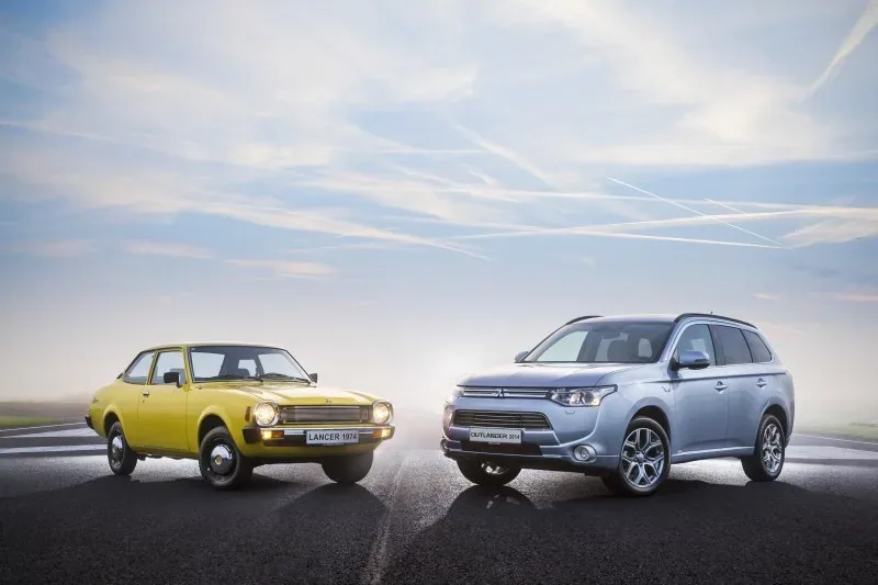 Pierwszy i ostatni (jak na razie) model Mitsubishi - Lancer i Outlander