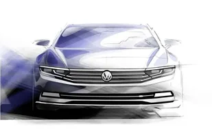 Volkswagen Passat VIII: Pierwsze szkice! — zdjęcie 1