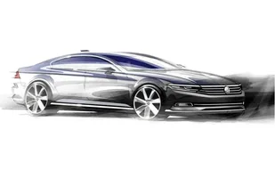 Volkswagen Passat VIII: Pierwsze szkice! — zdjęcie 3