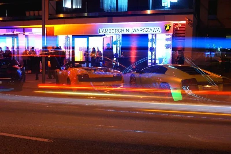 Salon Lamborghini w Warszawie