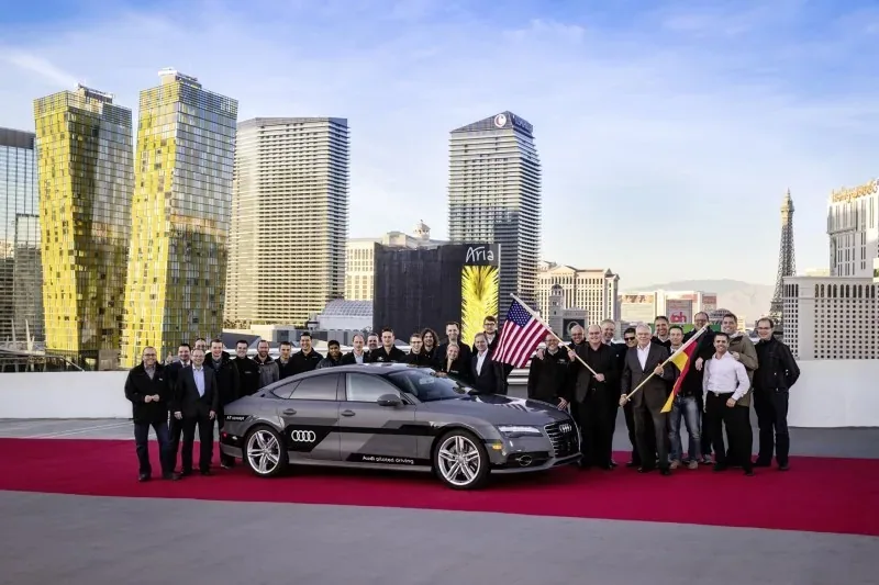 Audi A7 Sportback piloted driving concept na mecie w Las Vegas