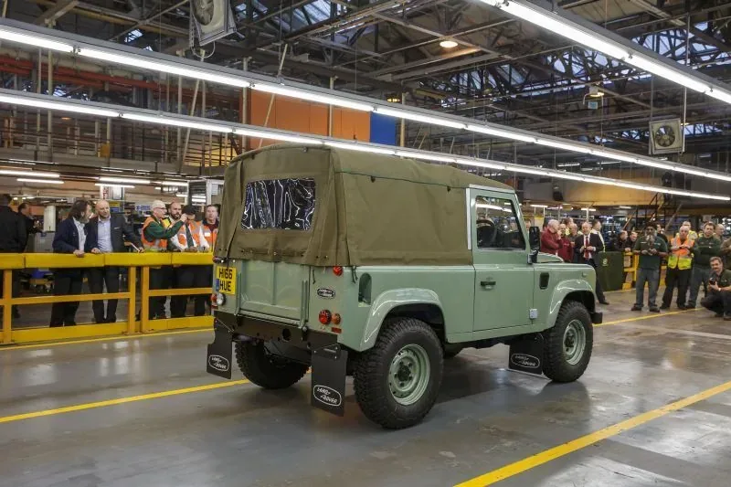 Land Rover Defender juz na emeryturze