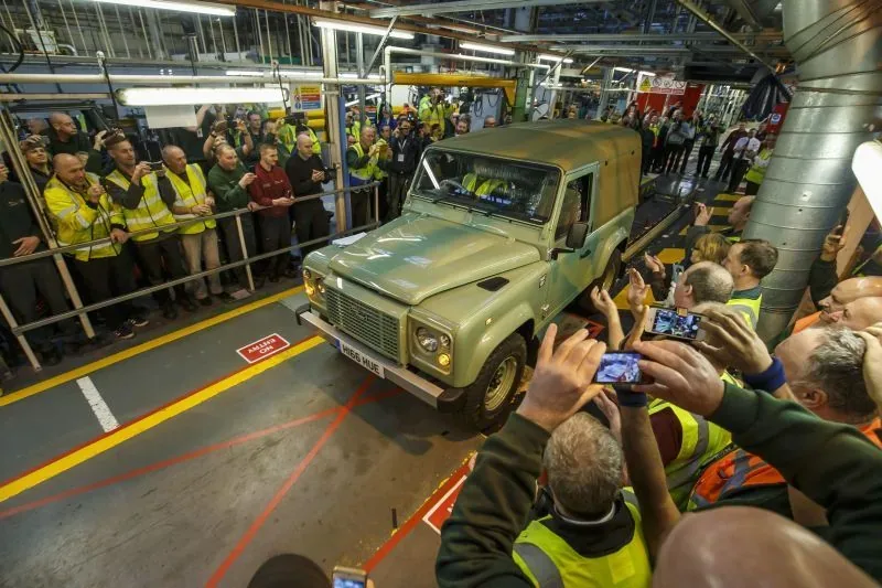 Land Rover Defender juz na emeryturze