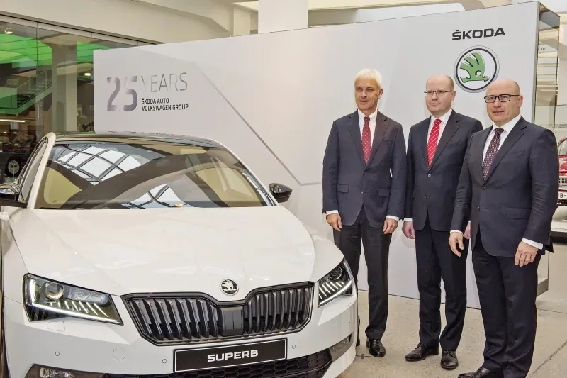 25 lat Skody i Volkswagena