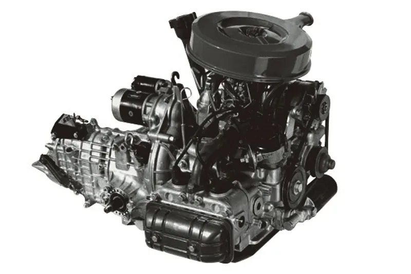 Silnik bokser EA52 z modelu Subaru 1000 z roku 1966