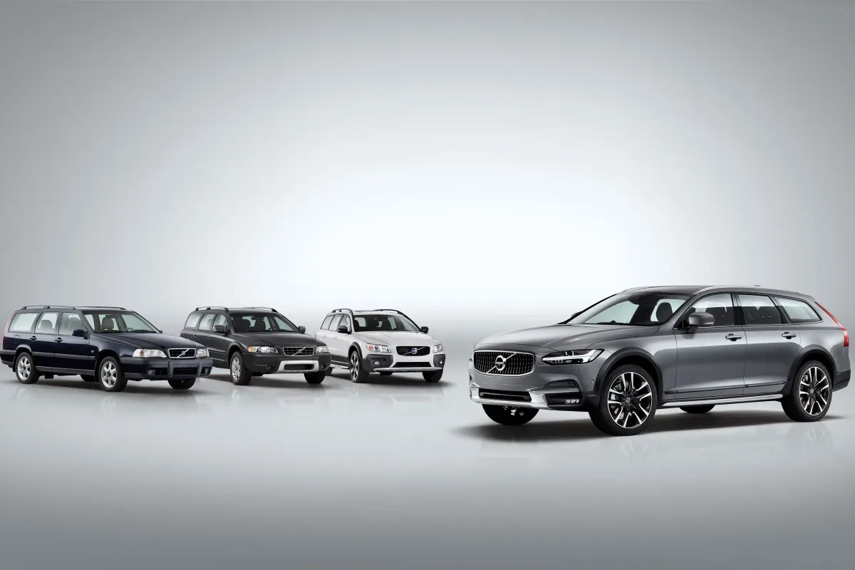Od Volvo V70 XC do Volvo V90 Cross Country
