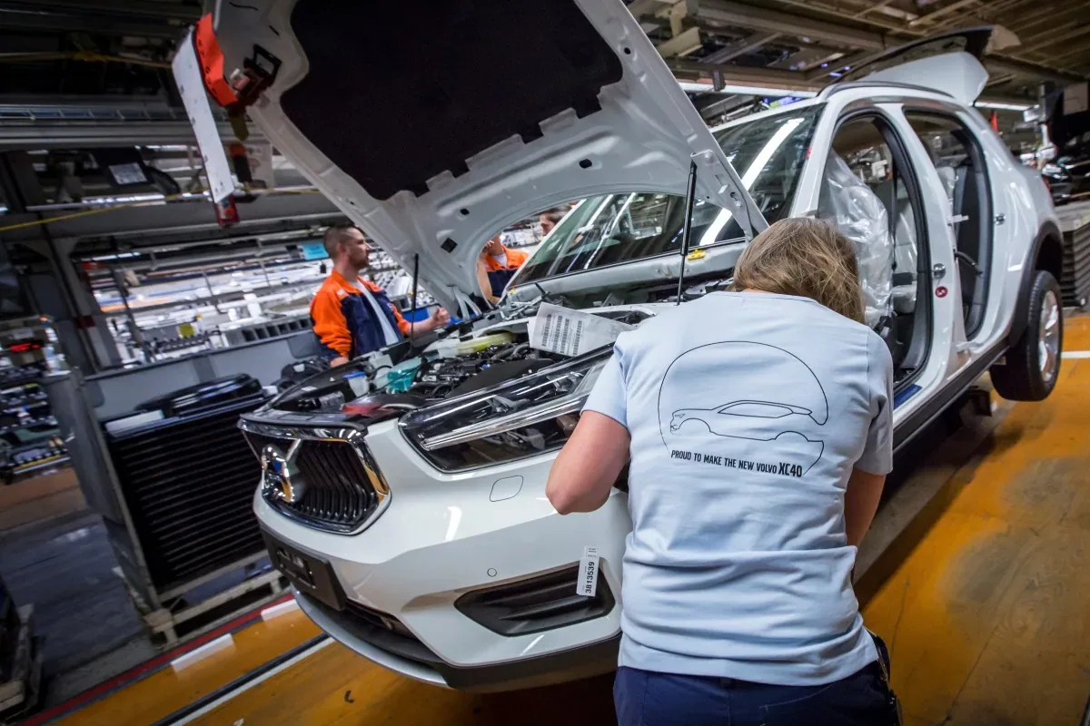 Volvo XC40 - produkcja
