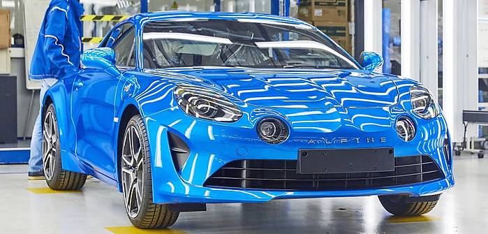Alpine A110 - produkcja