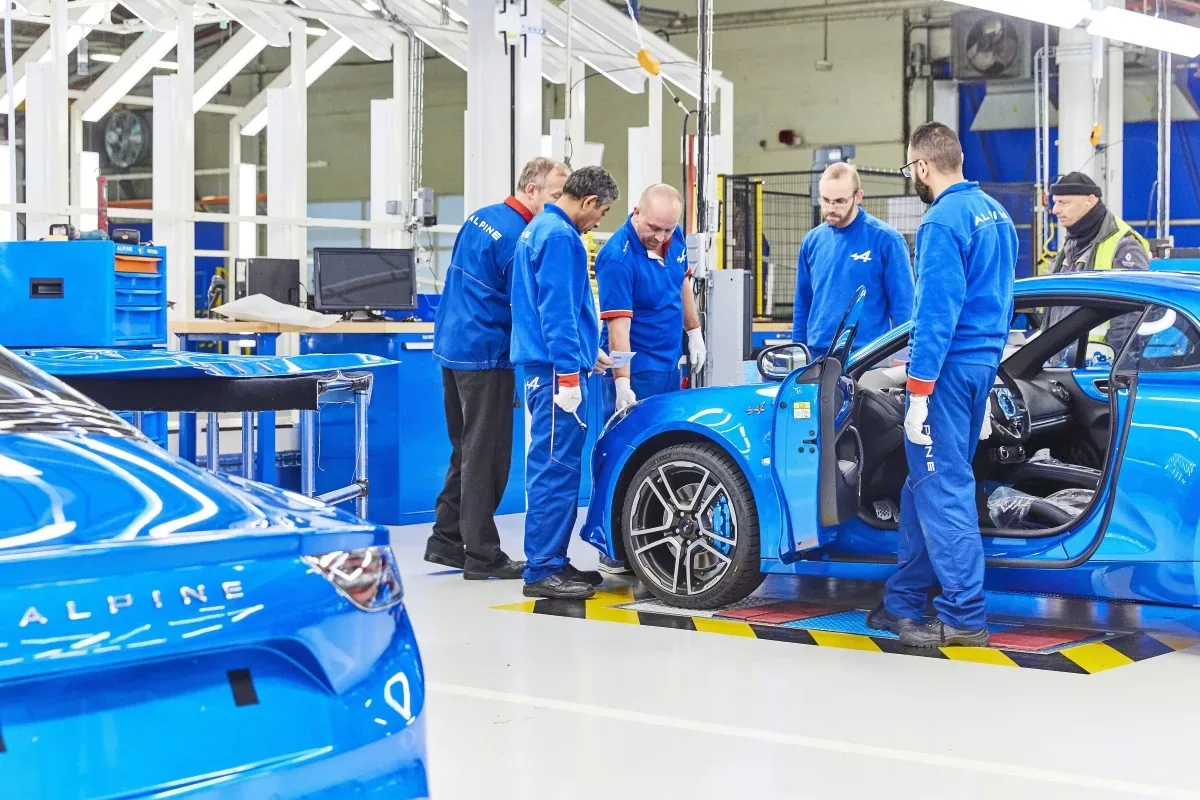 Alpine A110 - produkcja