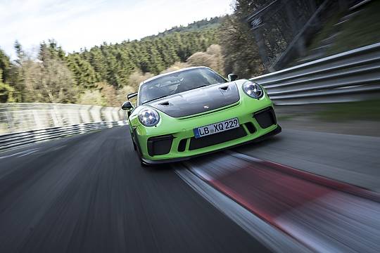 Porsche 911 GT3 RS na Nurburgringu