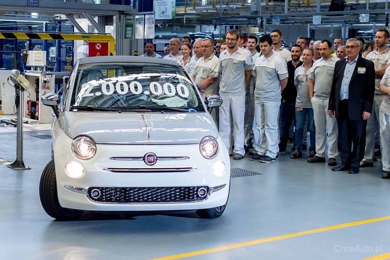 Dwa miliony Fiatów 500 z Tychów
