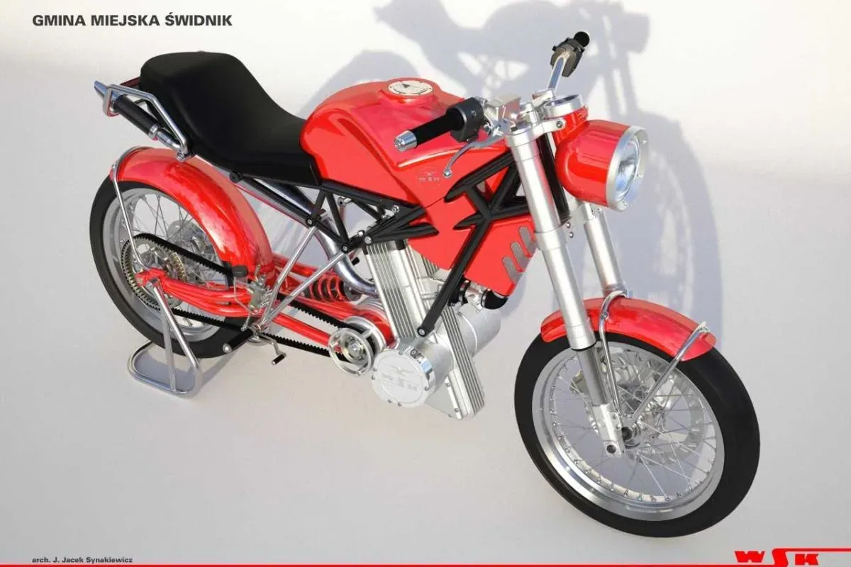 Projekt nowego motocykla marki WSK