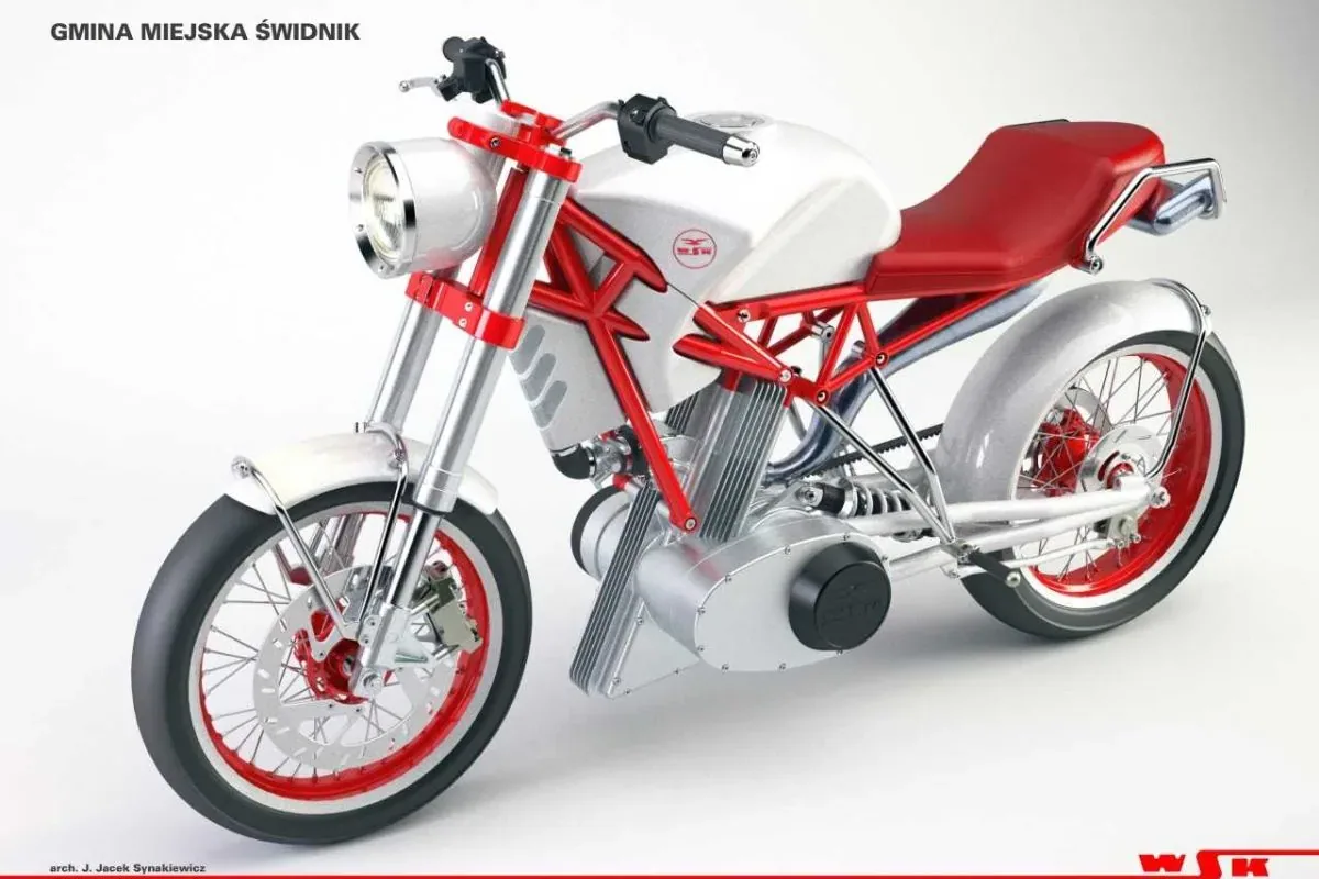 Projekt nowego motocykla marki WSK