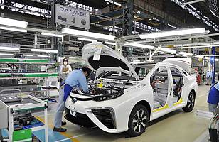 Proces produkcji Toyoty Mirai
