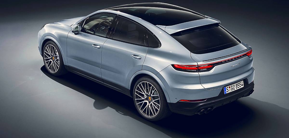 Porsche Cayenne S Coupe nadjeżdża
