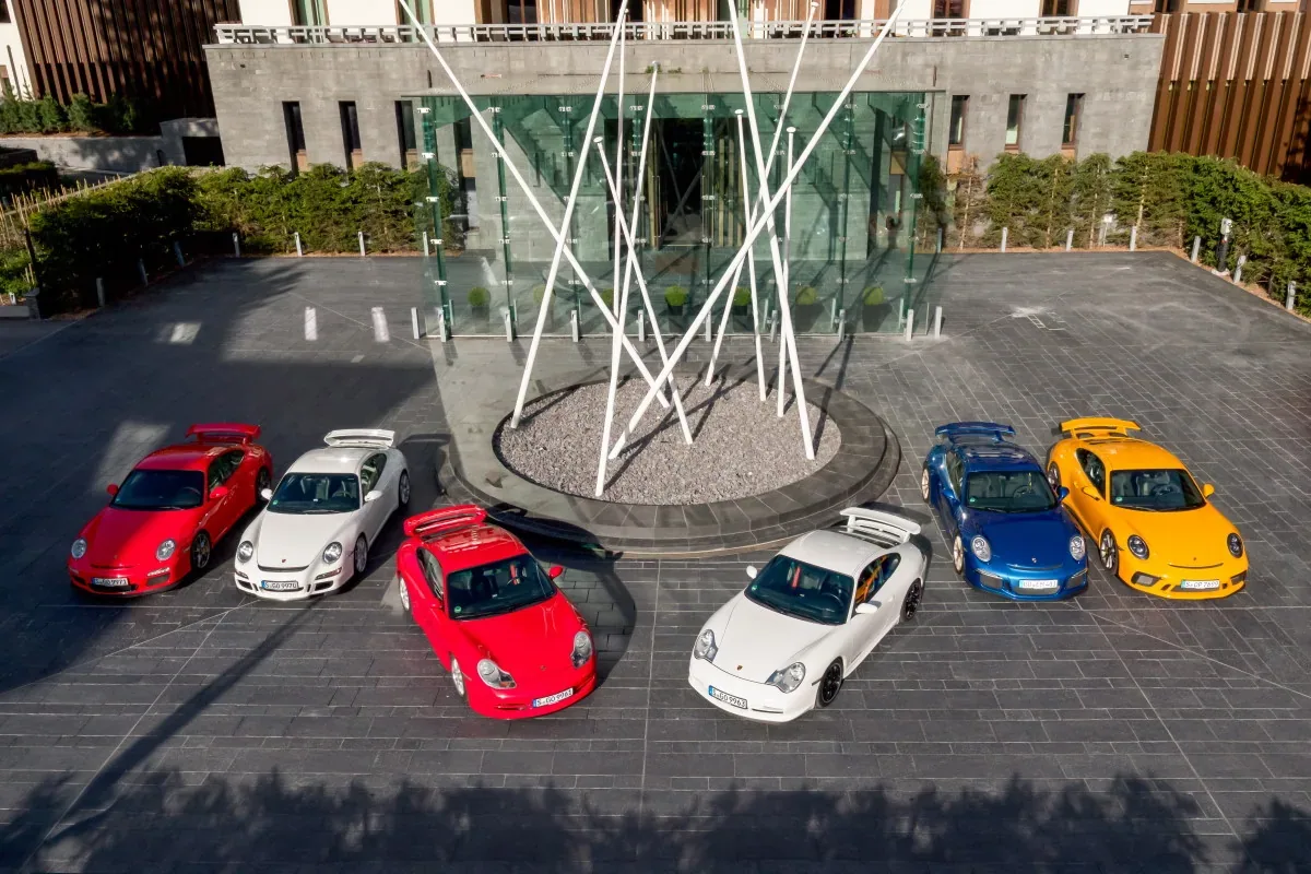 Wszystkie generacje Porsche 911: 997.2, 997.1, 996.1, 996.2, 991.1, 991.2
