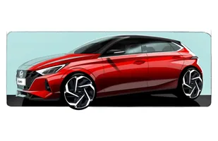 Hyundai i20 III generacji. Pierwsze szkice — zdjęcie 1