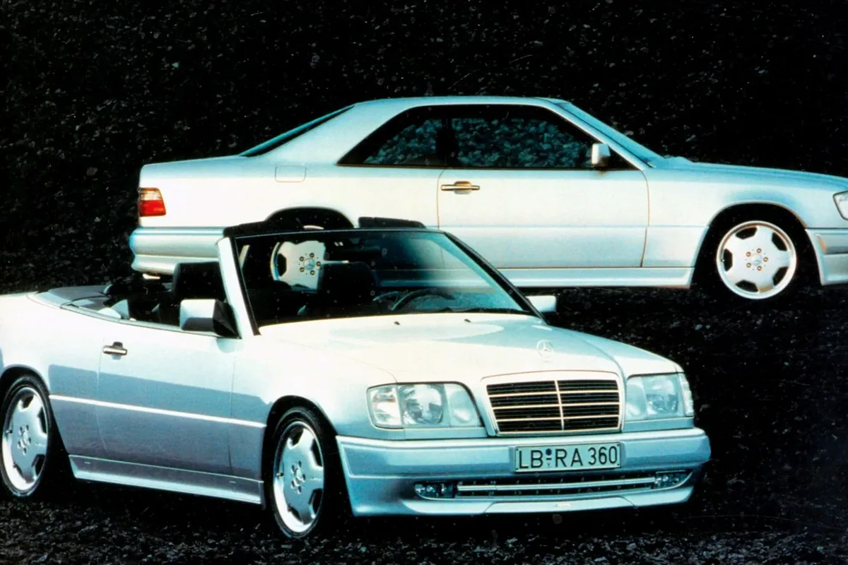 Mercedes E coupe i kabriolet - historia