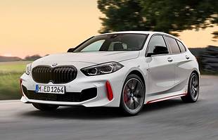 BMW 128ti. Tuż poniżej "M"