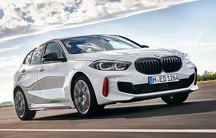 BMW 128ti. Tuż poniżej "M"