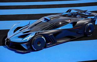 Bugatti Bolide na zdjęciach
