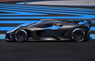 Bugatti Bolide na zdjęciach