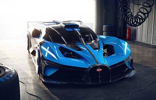 Bugatti Bolide na zdjęciach