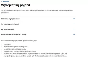 Wyrejestrowanie przez interet. Uwaga na kary!