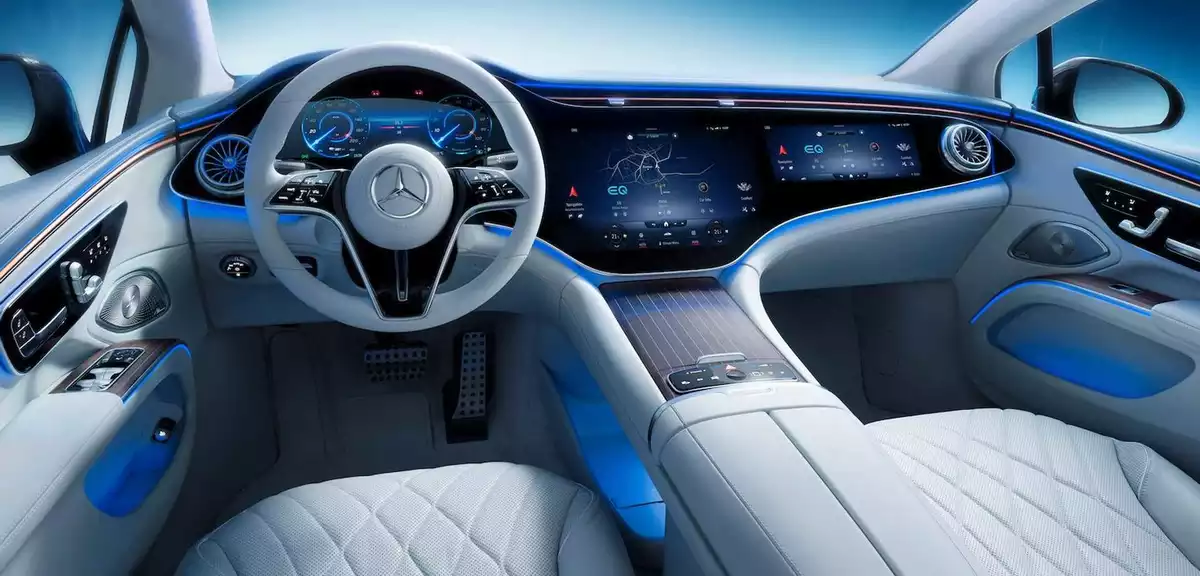 Mercedes EQS - wnętrze