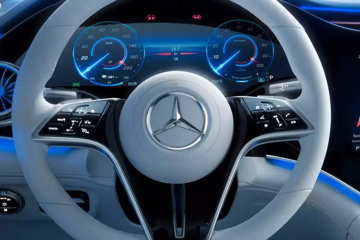 Mercedes EQS - wnętrze