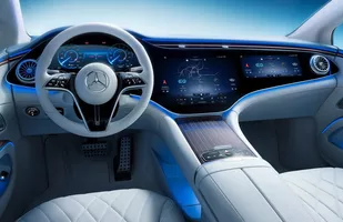 Wnętrze Mercedesa EQS