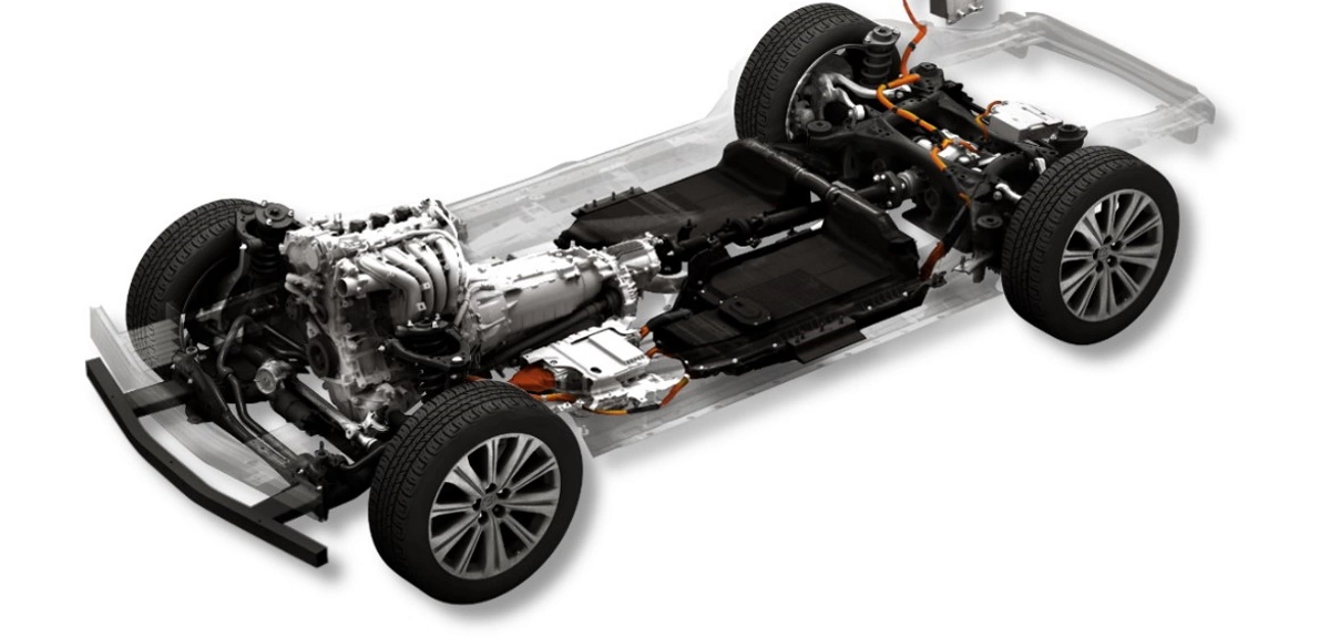Układ napędowy typu plug-in hybrid