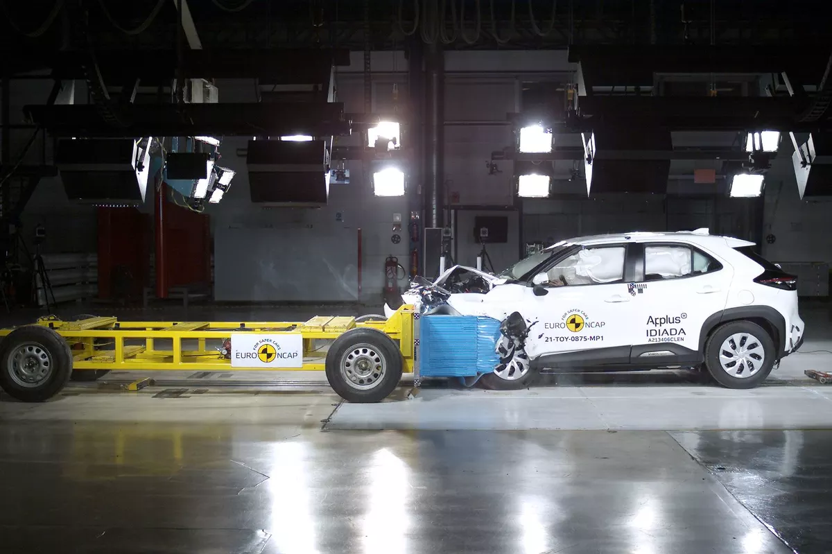 Ford Mach-E, Toyota Yaris Cross i Hyundai IONIC 5 w testach Euro NCAP
