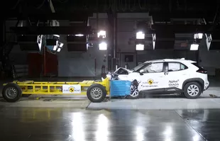 Ford Mach-E, Toyota Yaris Cross i Hyundai IONIC 5 w testach Euro NCAP