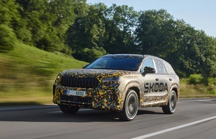 Skoda Kodiaq II generacji nadjeżdża