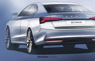 Skoda Octavia po liftingu. Pierwsze szkice