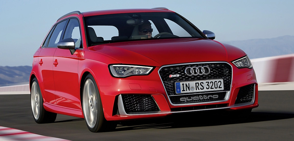 Audi RS 3 Sportback z 2015 roku