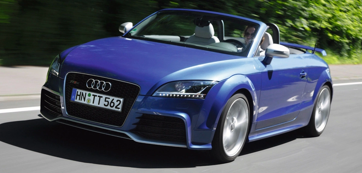 Audi TT RS Roadster z 2009 roku