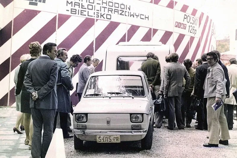 Fiat 126 - jeden z pierwszych egzemplarzy