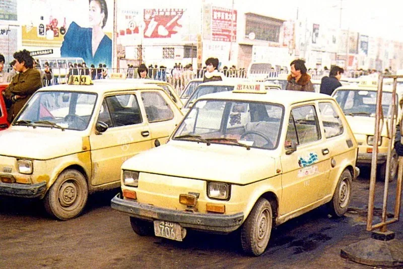 Fiat 126 jako chińska taksówka