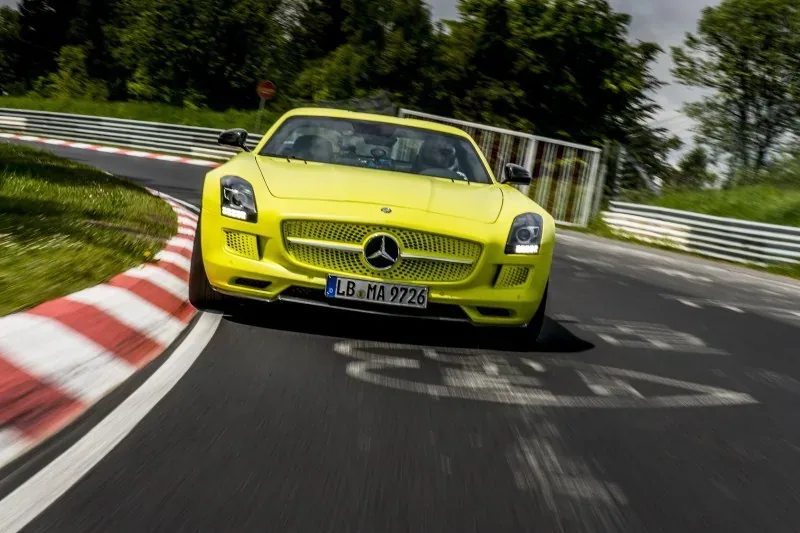 Mercedes-Benz SLS AMG Electric Drive na Nordschleife