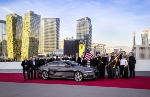 Audi A7 Sportback piloted driving concept na mecie w Las Vegas