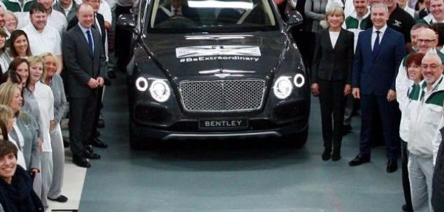 Bentley Bentayga już w produkcji