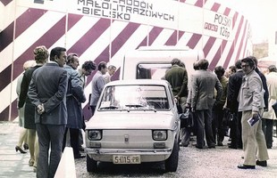 Fiat 126 - jeden z pierwszych egzemplarzy
