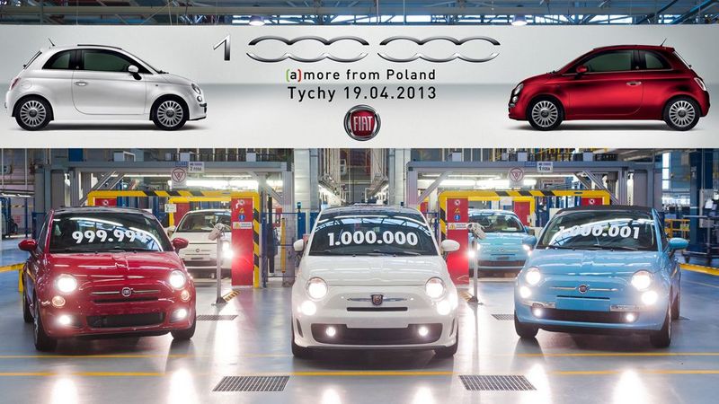 Milion "polskich" Fiatów 500!