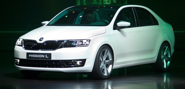 Skoda Mission L we Frankfurcie