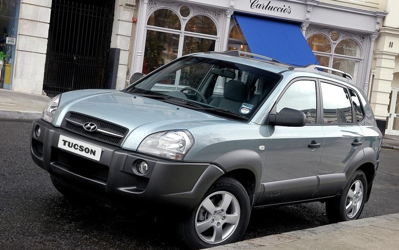 6 miejsce Hyundai Tucson I 2.0 CRDi 113 KM 2005 SUV