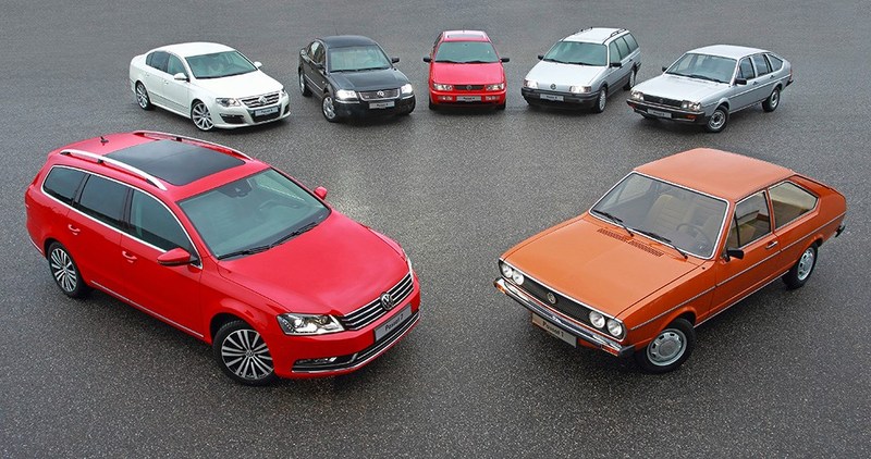 Siedem generacji Volkswagen Passata